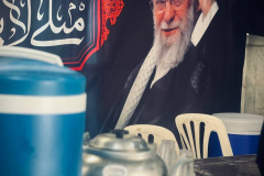 اسکان زائران در اقامتگاه پردیس خواهران همزمان با مراسم وداع و تشییع رهبر شهید انقلاب