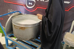 اسکان زائران در اقامتگاه پردیس خواهران همزمان با مراسم وداع و تشییع رهبر شهید انقلاب